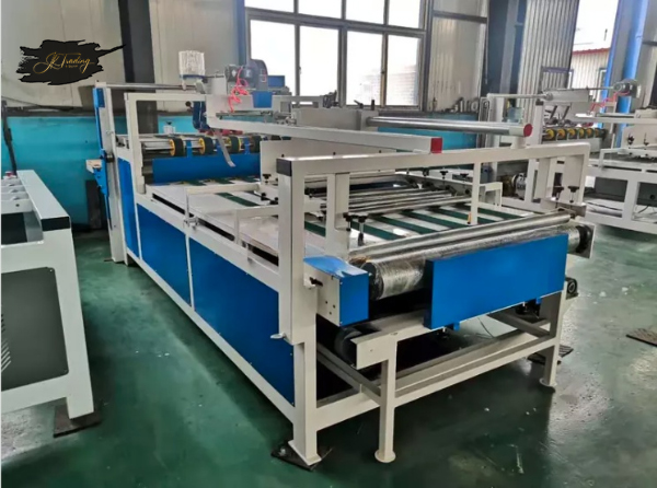 Corrugated Cardboard Semi Auto Folding Gluing Machiine for Carton
